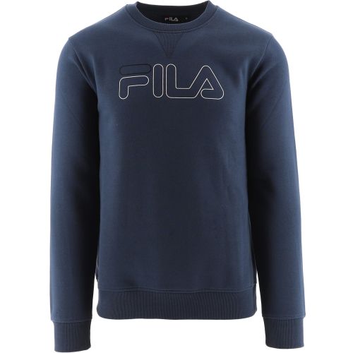 Fila Men's Blue Vintage Indigo Jude Sweatshirt Large