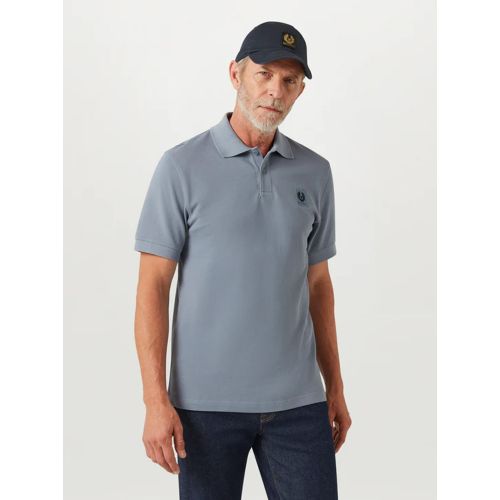 Belstaff Men's Blue Flint Logo Polo Shirt