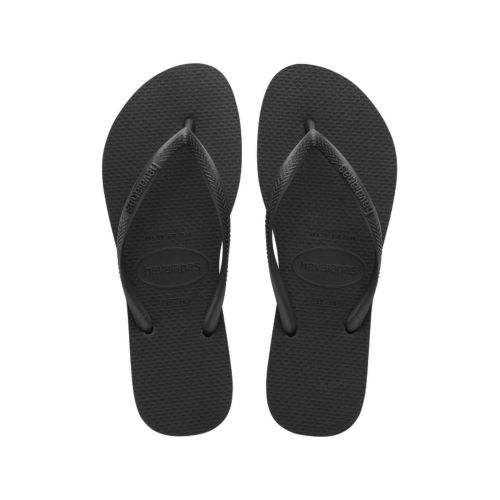 Havaianas Womens Black Slim Slide - Black