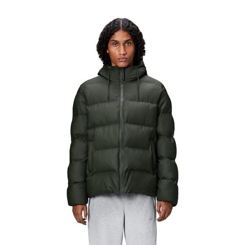Rains Men's Green Alta Puffer Jacket