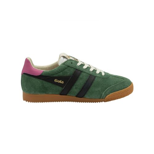 Gola Women's Multi Evergreen Black Fuchsia Elan Trainer