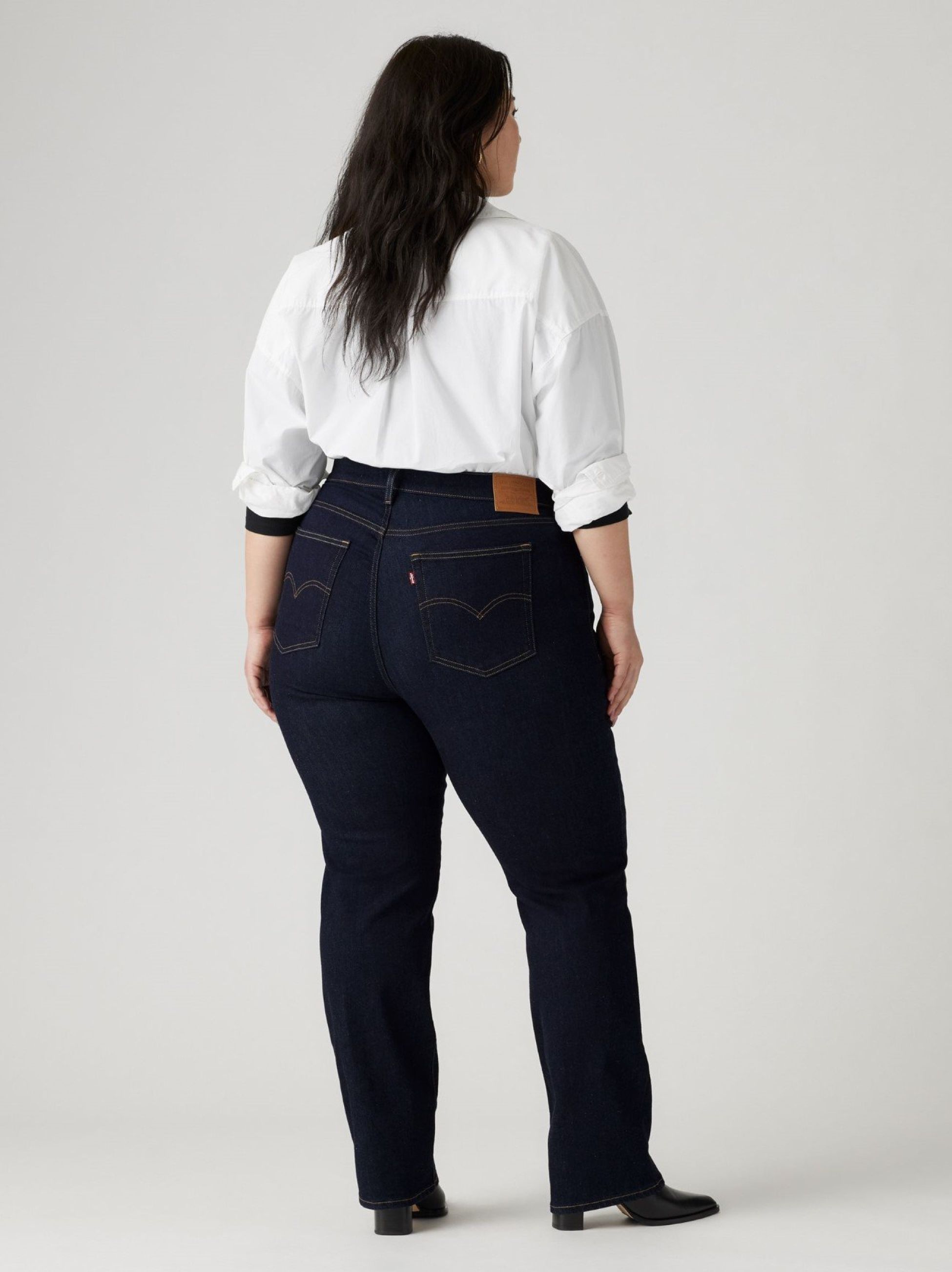 Levi's Womens Blue Wave Rinse 724 Straight Jean | Designerwear