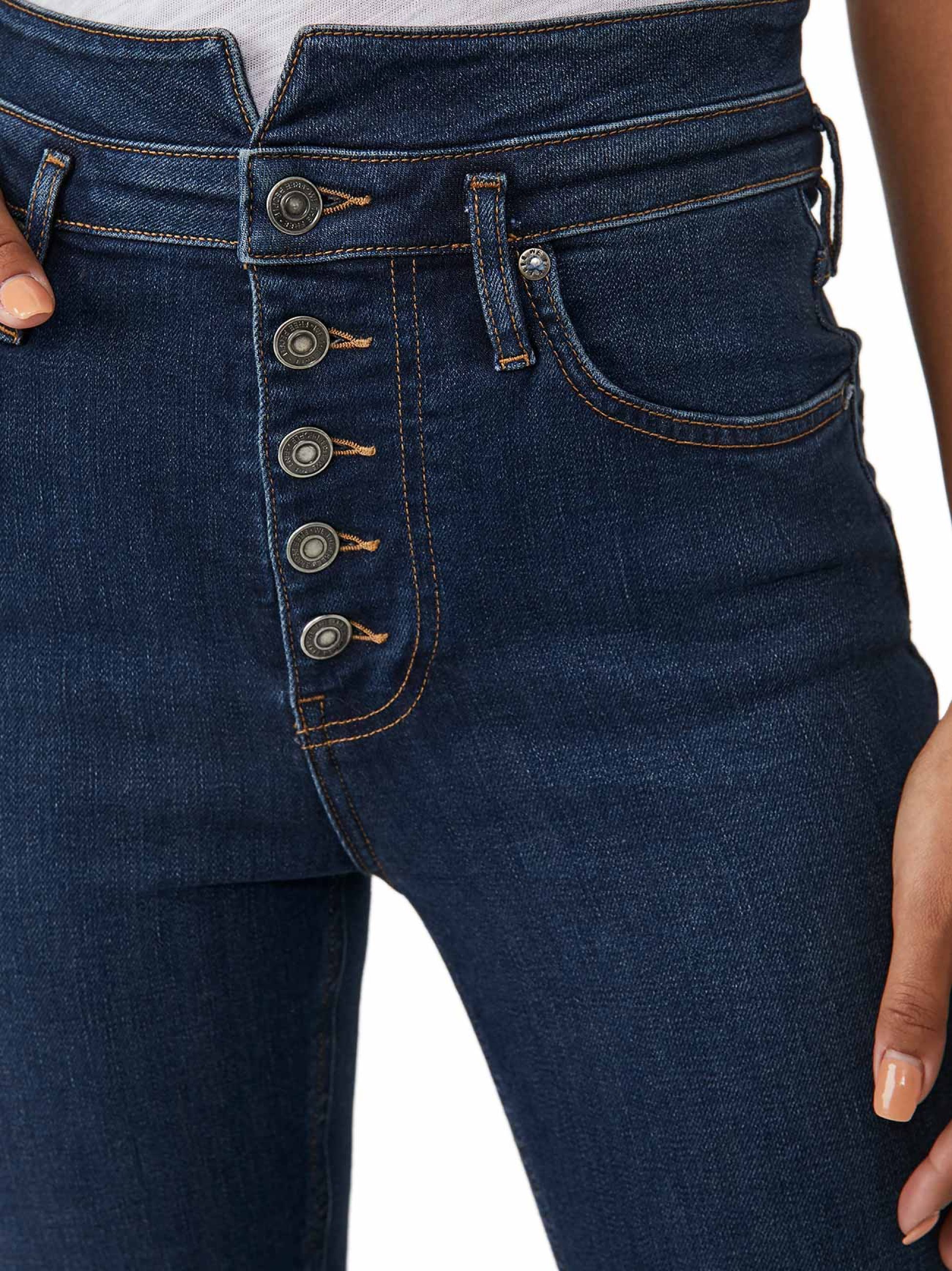 Jean Femme Free People Skinny Noir Stretch Taille 26 - Occasion Très Bon état