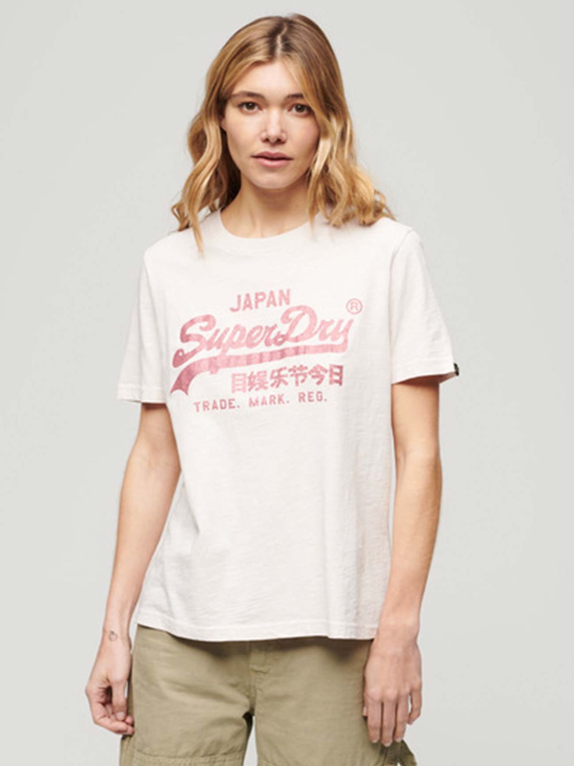 Superdry★エッセンシャル ロゴ刺繍Tシャツ 送関込 SUPERDRY-ESSENTIAL-LOGO-