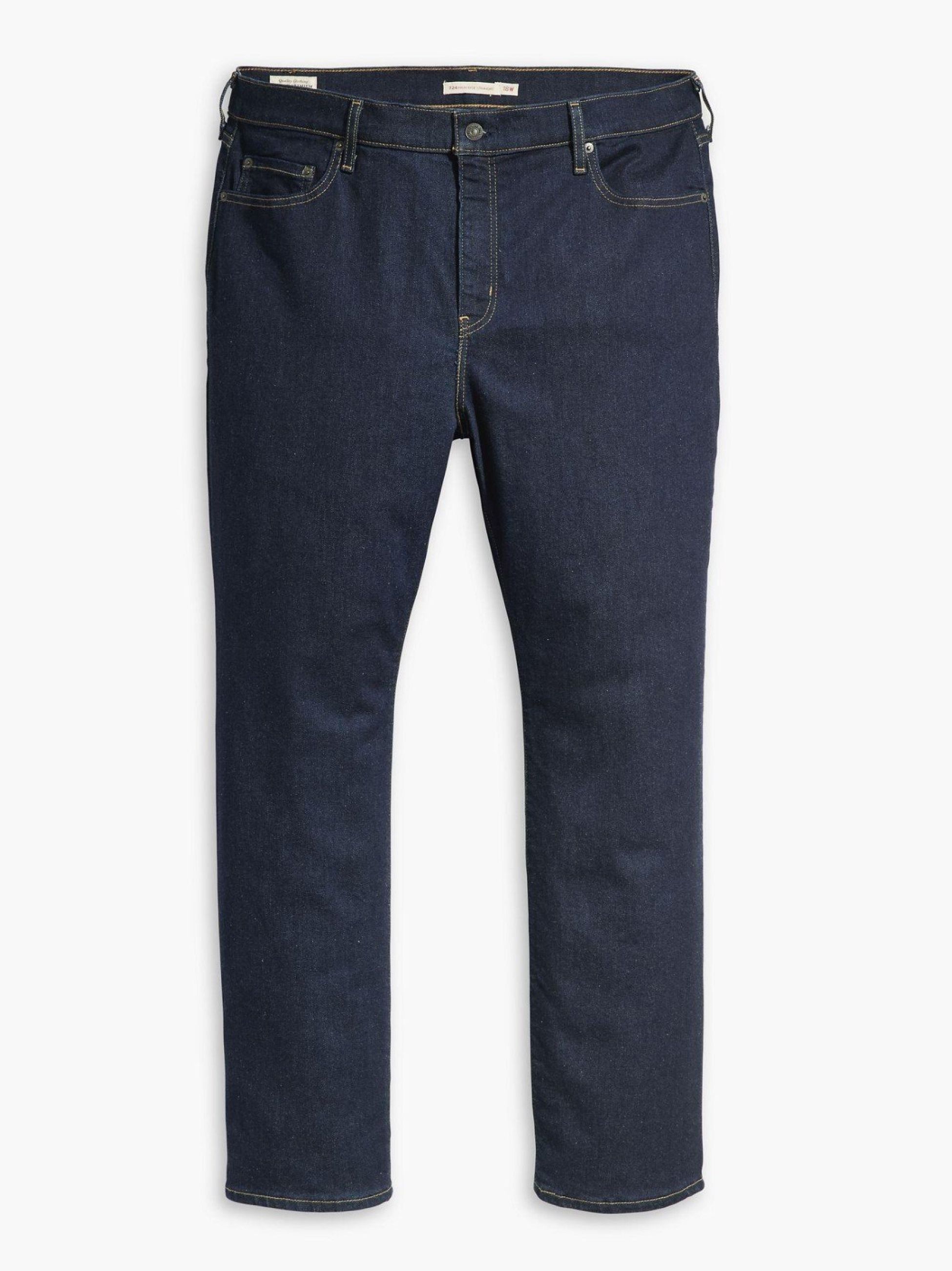 Levi's Womens Blue Wave Rinse 724 Straight Jean | Designerwear