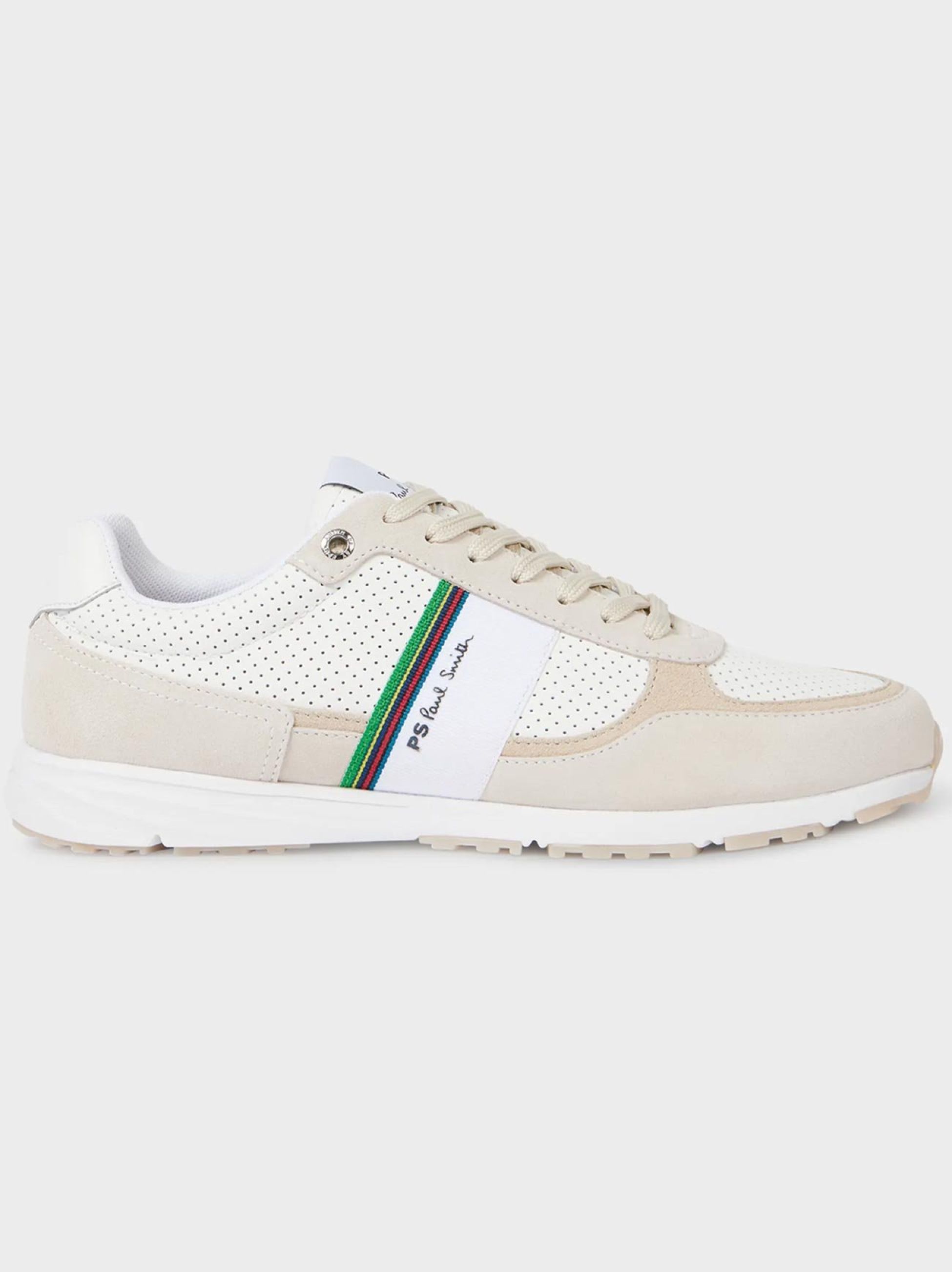 Paul Smith Mens White Huey Trainer Designerwear
