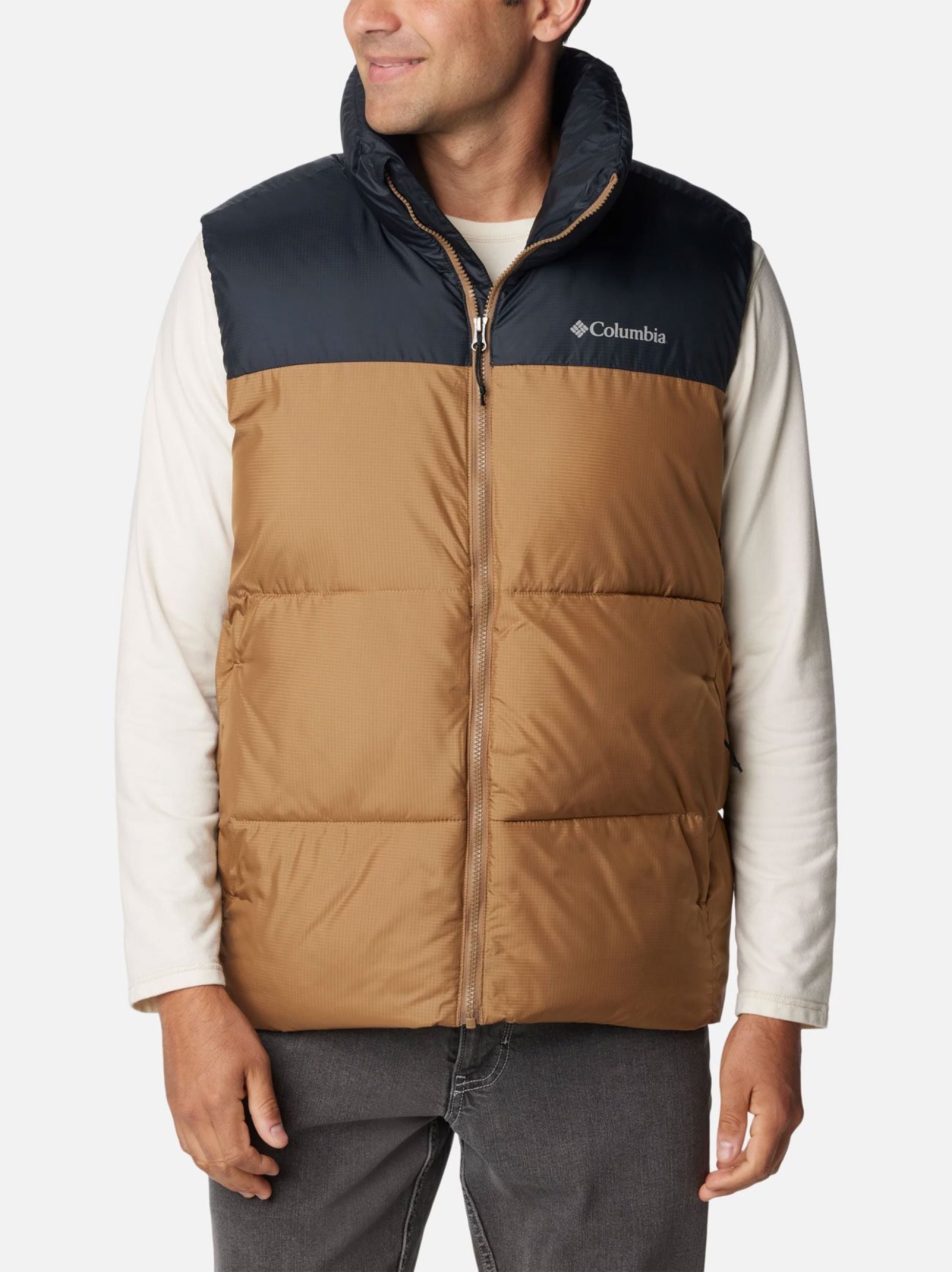 Columbia Mens Delta Black Puffect II Gilet Designerwear