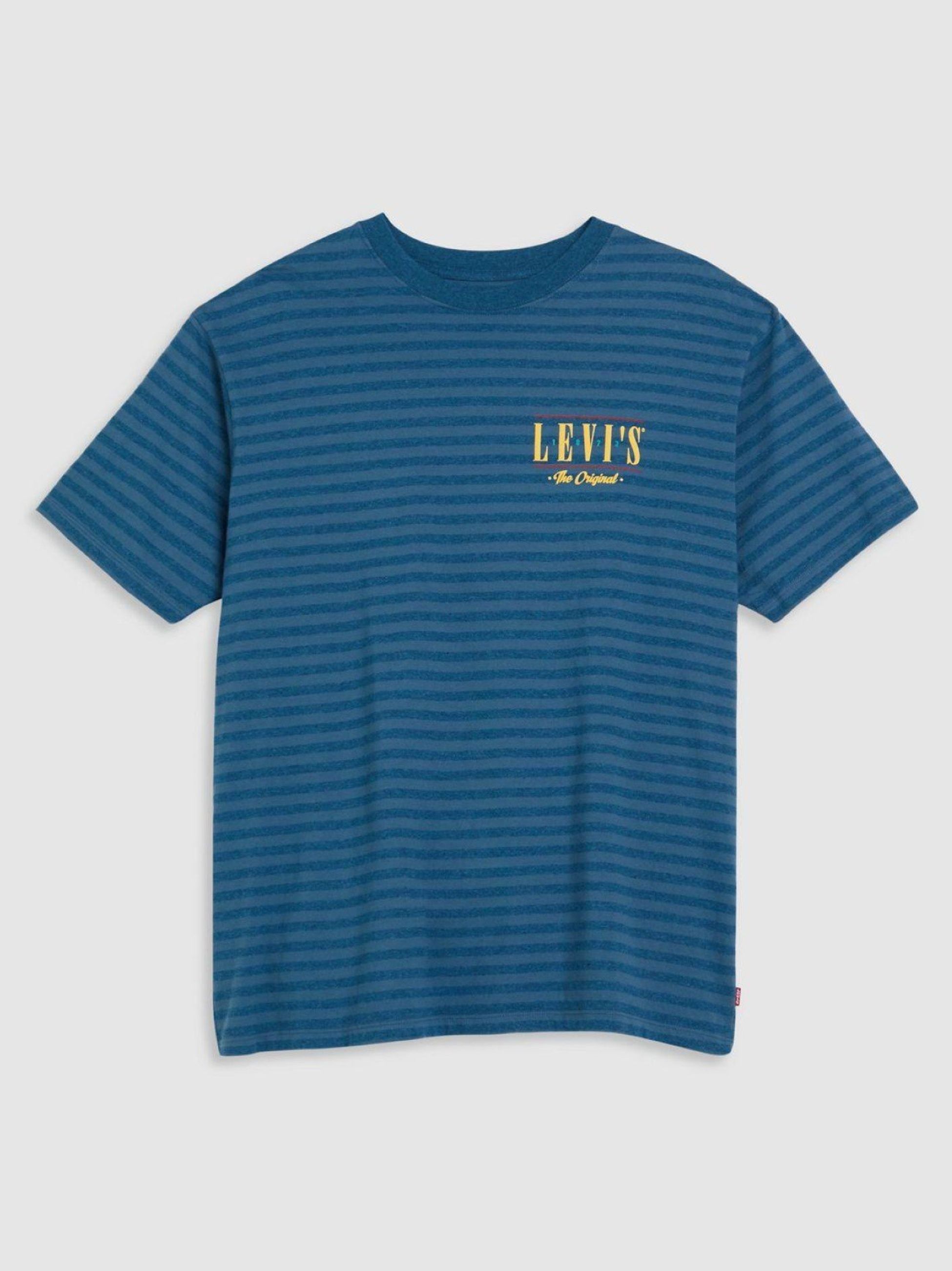 Levi's Mens Stripe Serif Logo Hampton Bay Vintage Fit Graphic Print T ...