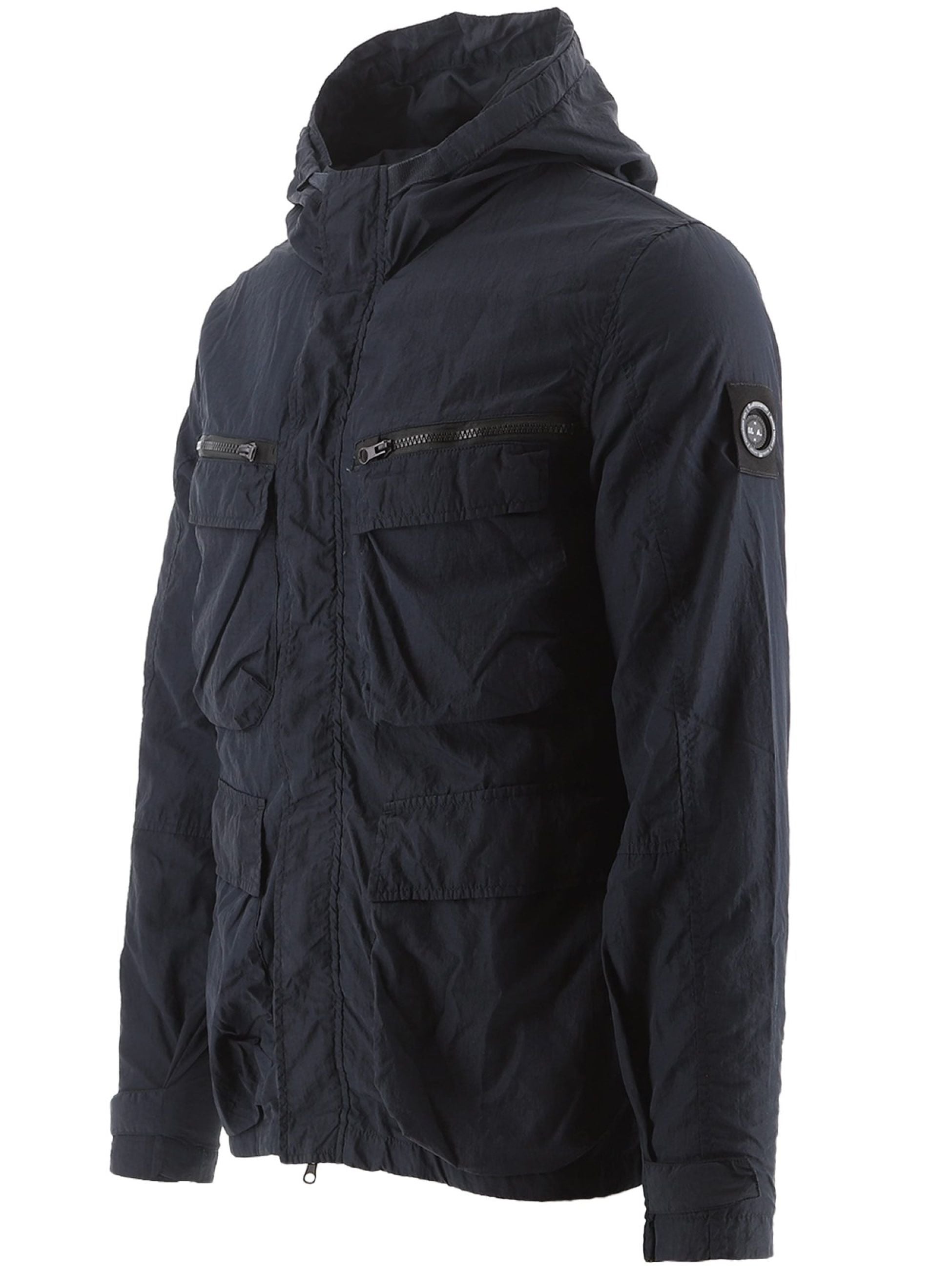 Marshall Artist Navy Garment Dyed Field Jacket Designerwear