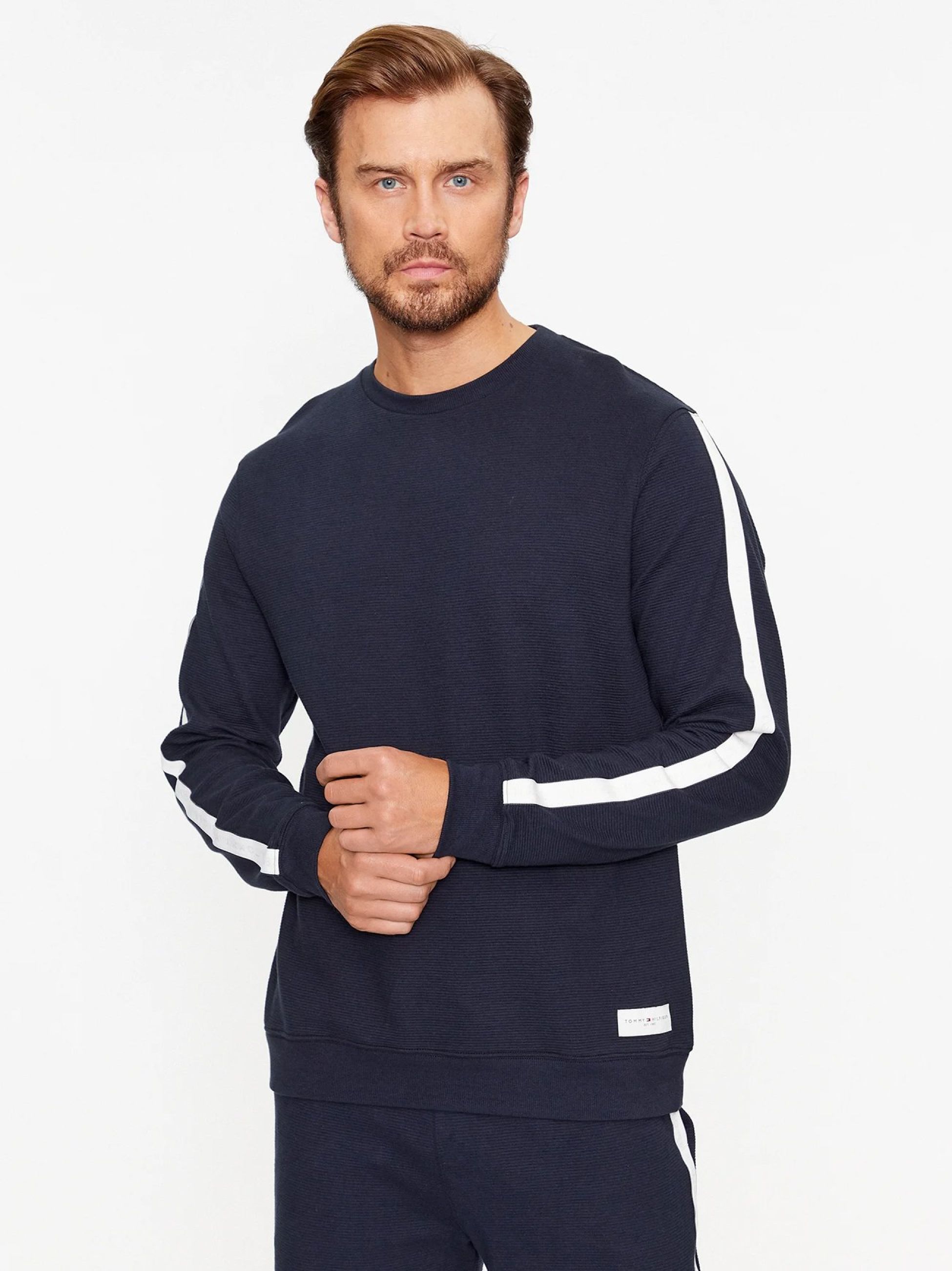 Tommy Hilfiger Mens Desert Sky HWK Track Top Designerwear