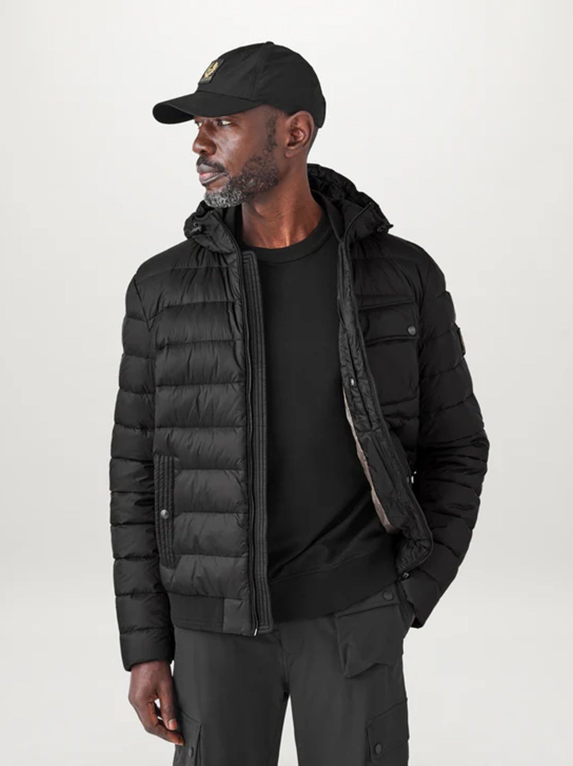 Belstaff Mens Black Streamline Jacket Designerwear