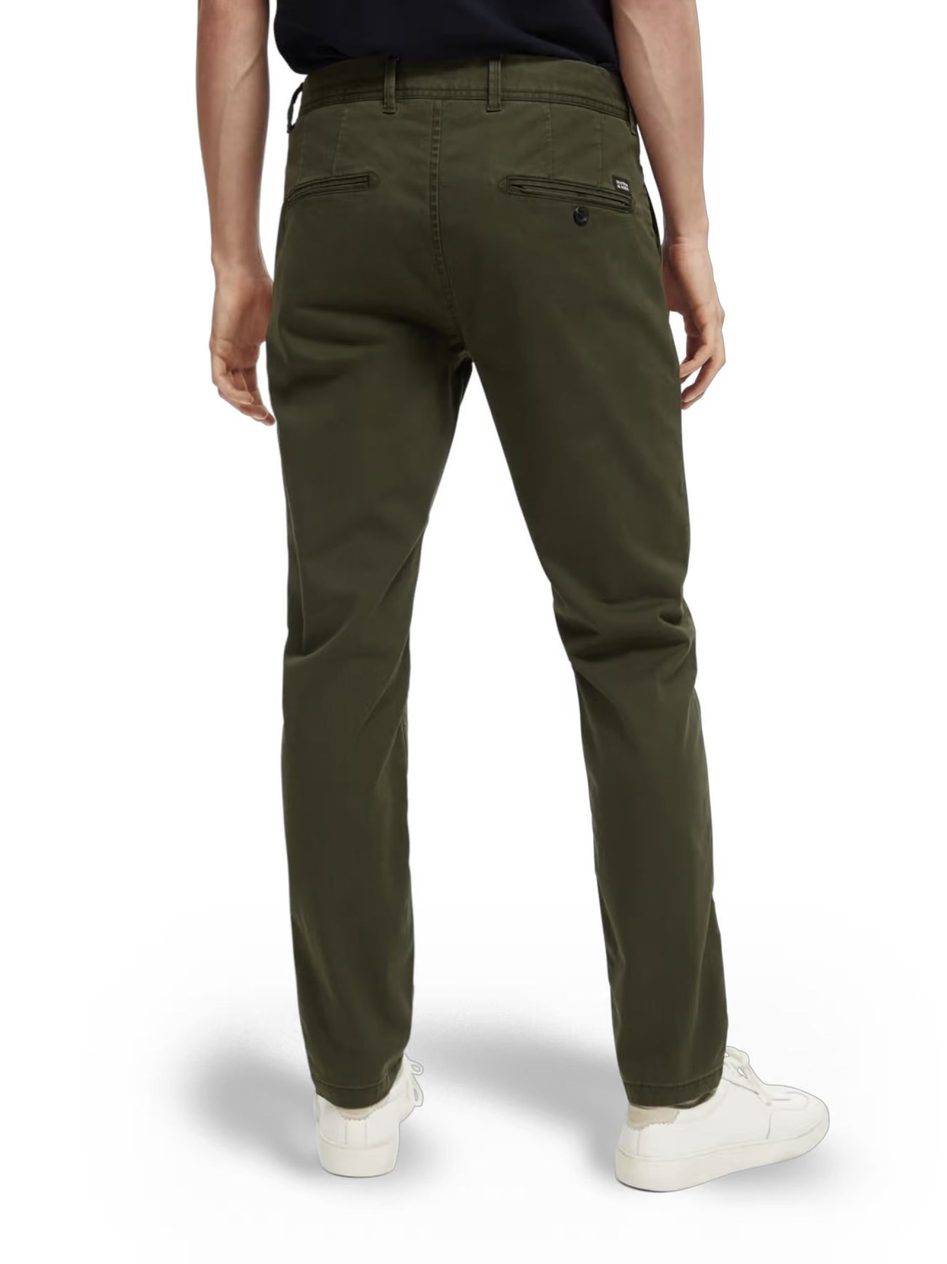Scotch & Soda Heren Core-Stuart Regular Slim Fit Stretch Cotton Chino