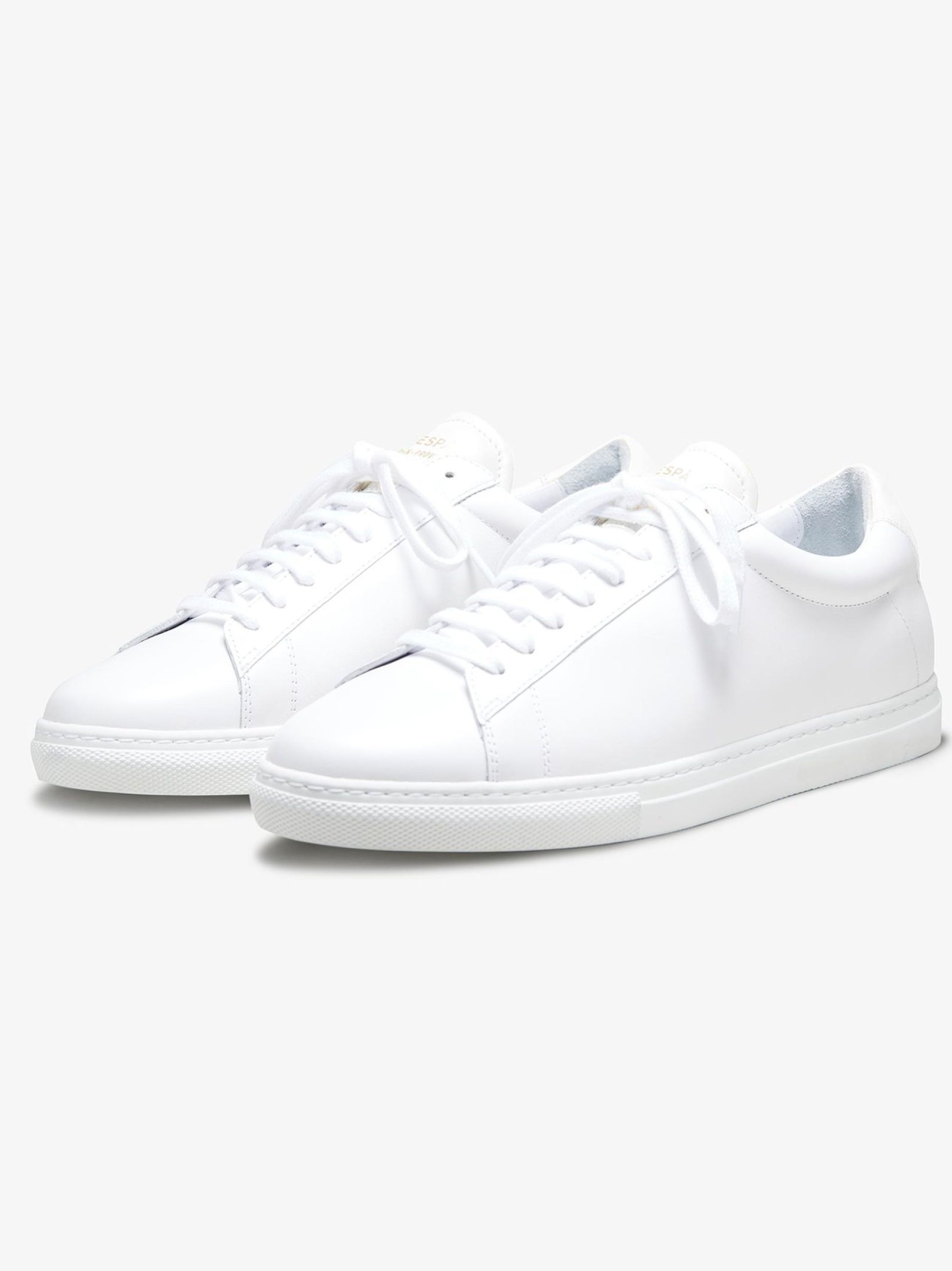 Zespa Mens White ZSP4 Apla Nappa White Trainer Designerwear