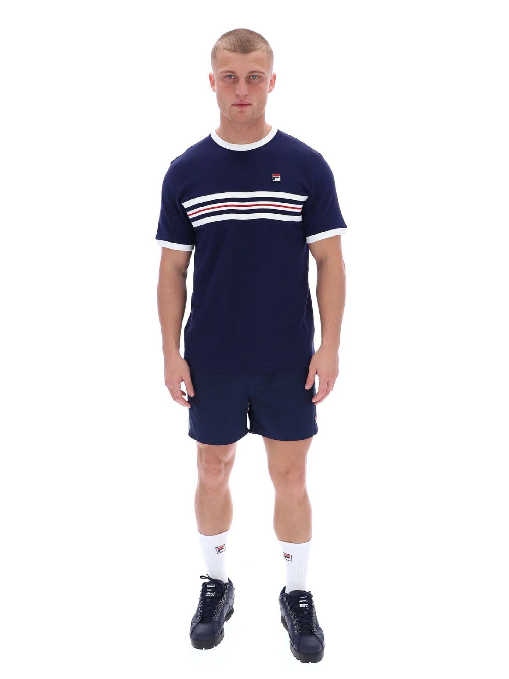 Fila Red Cotton Men T-Shirt main image 1