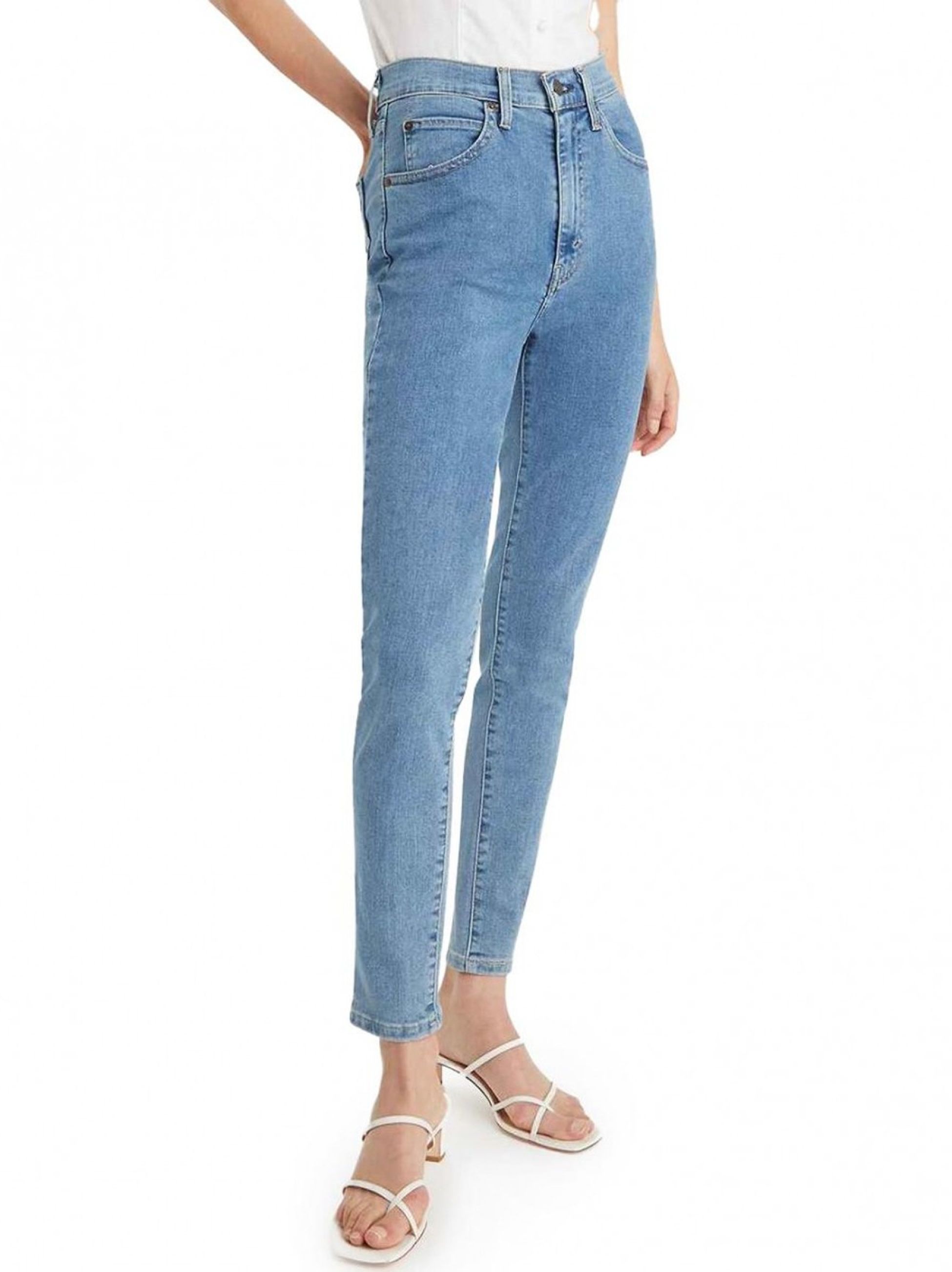 Levi's Womens Semi Sweet Blue Retro High Skinny Jean | Designerwear