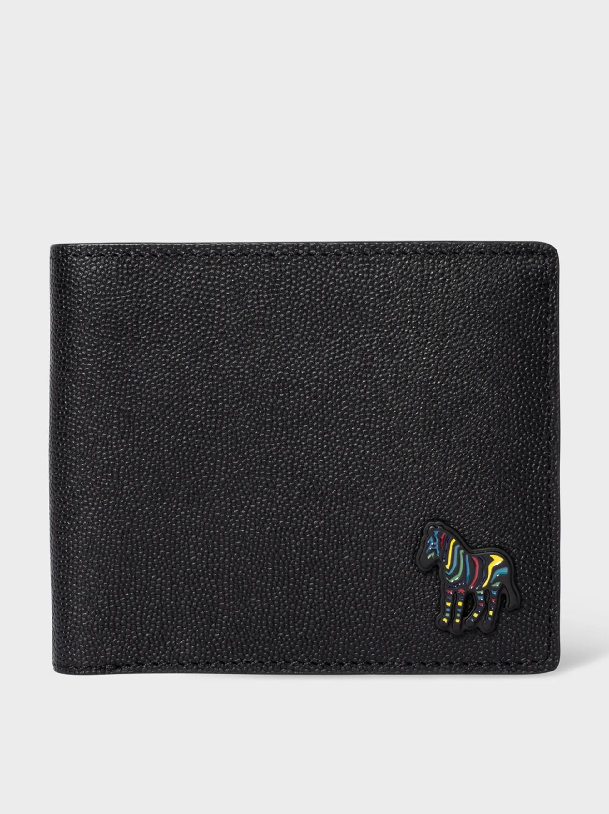 Paul Smith Mens Black Logo Wallet Billfold Designerwear