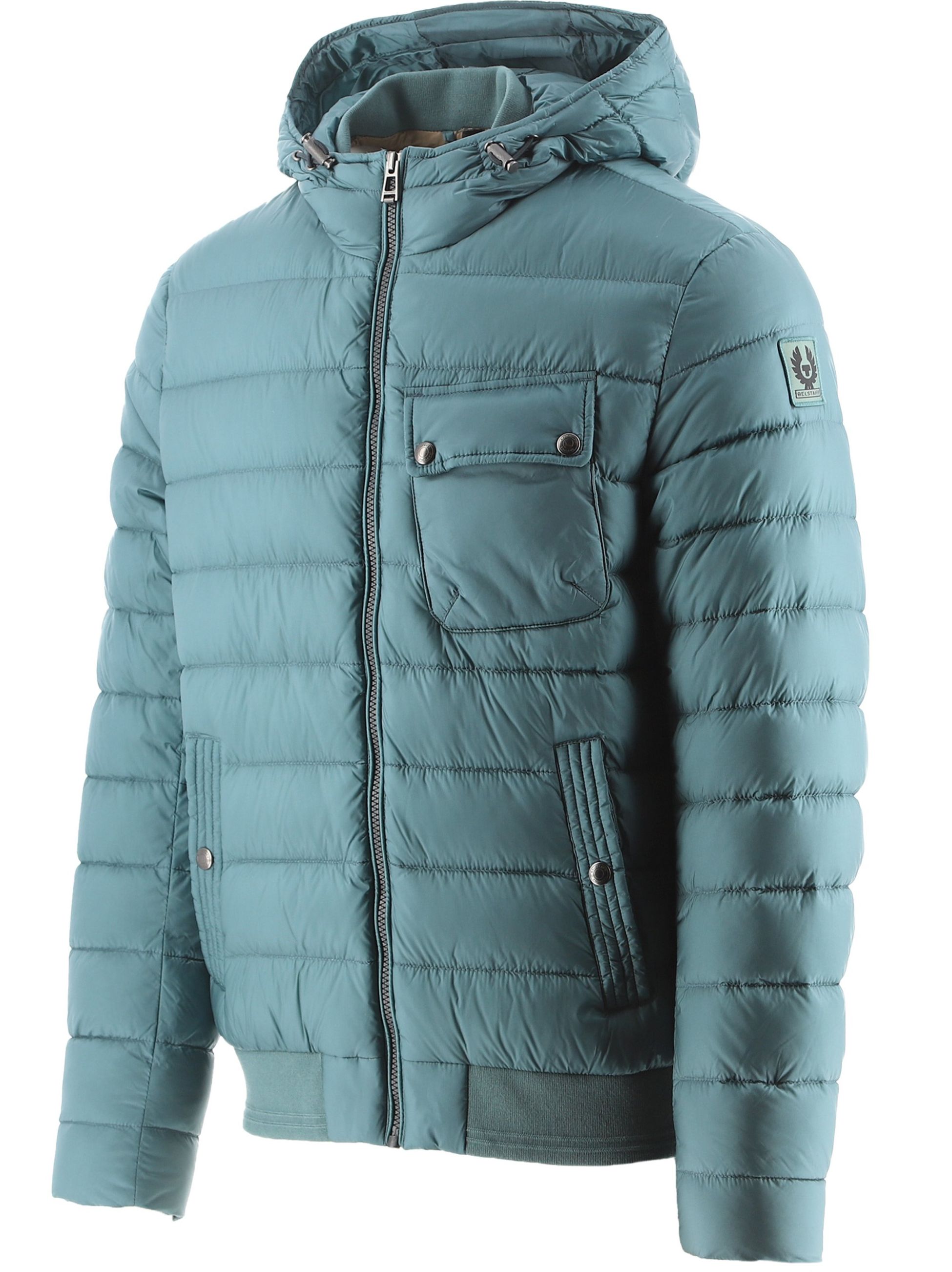 Belstaff Faded Teal Streamline Jacket Shop Now at