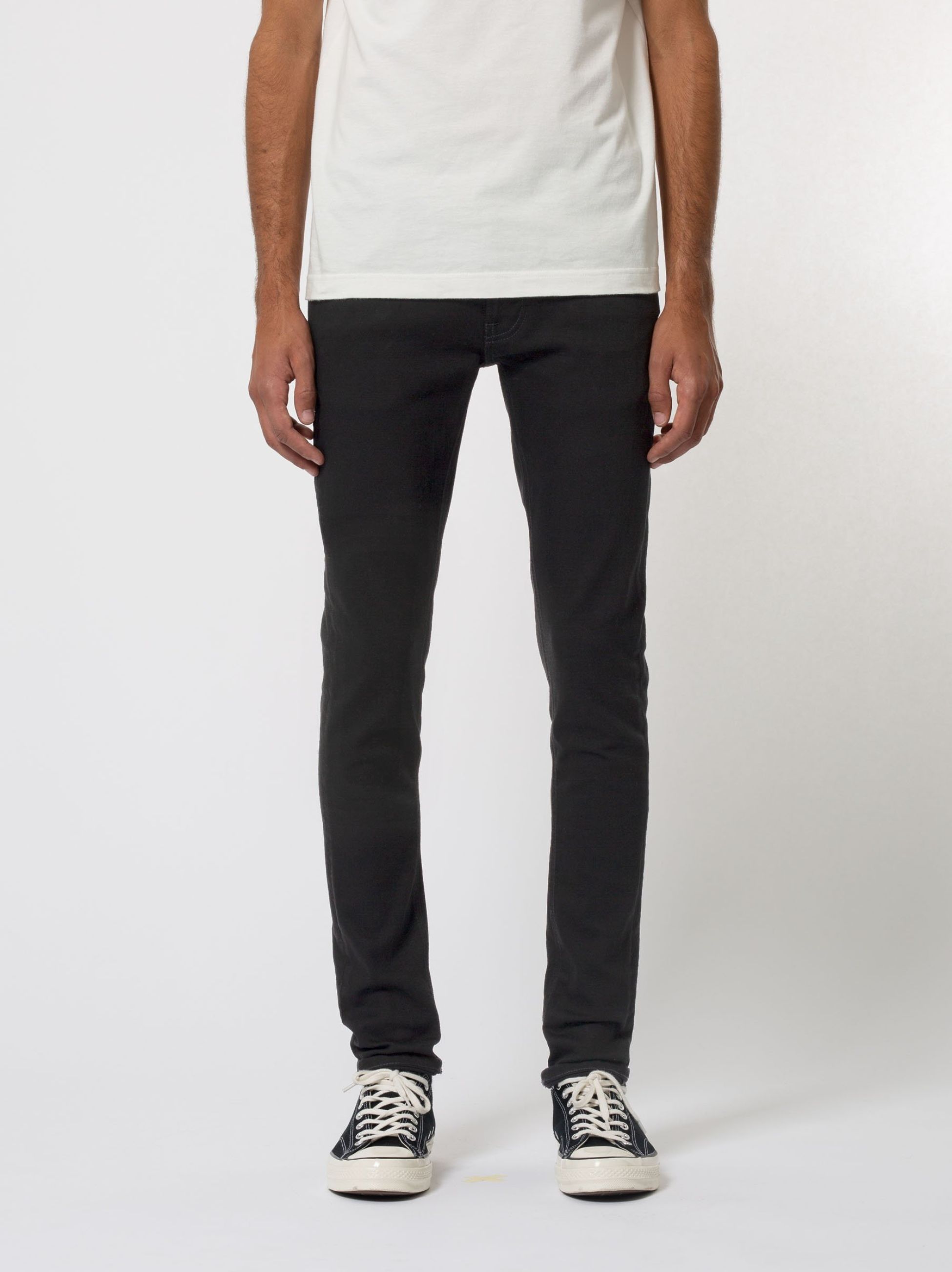 Nudie Jeans Mens Everblack Tight Terry Jean | Designerwear