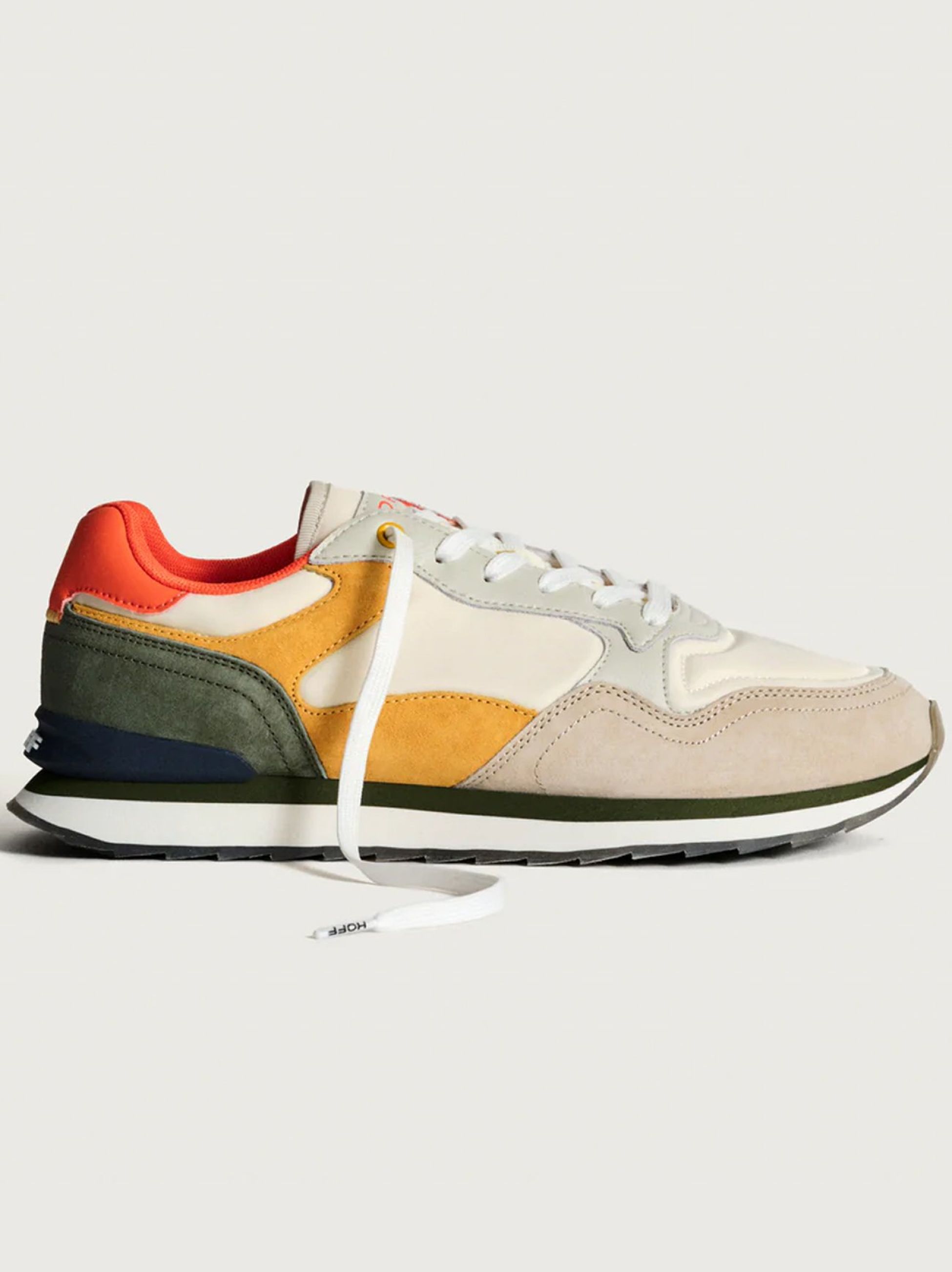 HOFF LA Serena – Sneaker Uomo In Pelle E Tessuto – Stile Retrò Anni '90 – Suola Alta 3 Cm Con Memory Foam - 2